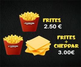 FRITES + CHEDDAR
